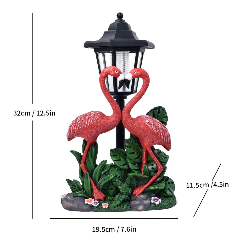 JYL TS/068, Ländliche Kreative Kolibri Solar-Außenleuchte Statue für Villa Balkon Garten Dekorationslampe