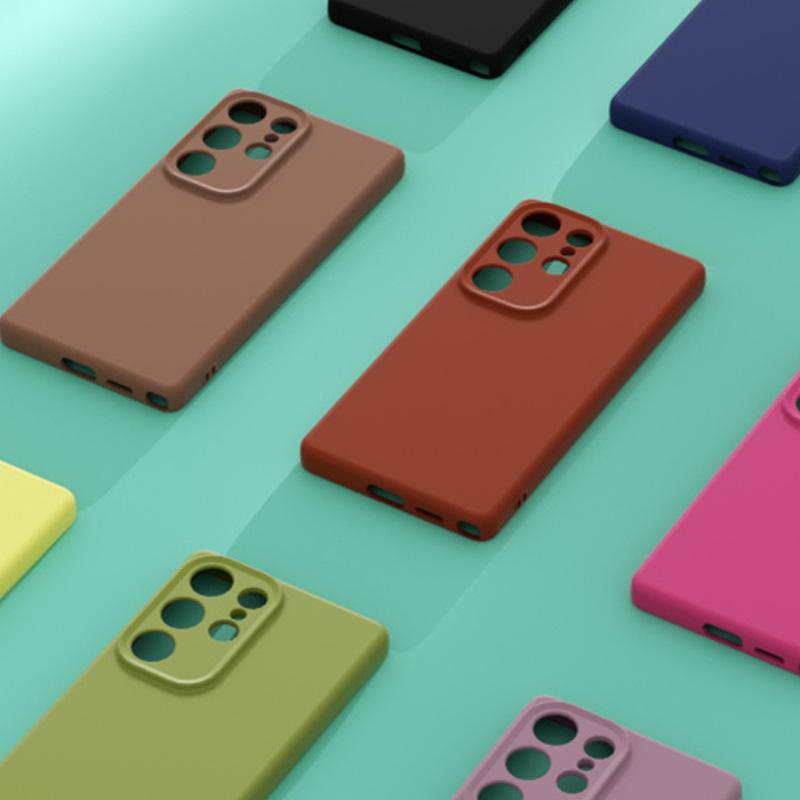 Applicable To Samsung S25 Ultra Mobile Phone Case New Liquid Silicone S24plus Full Inclusive Anti Fall S23 Protective Case 22