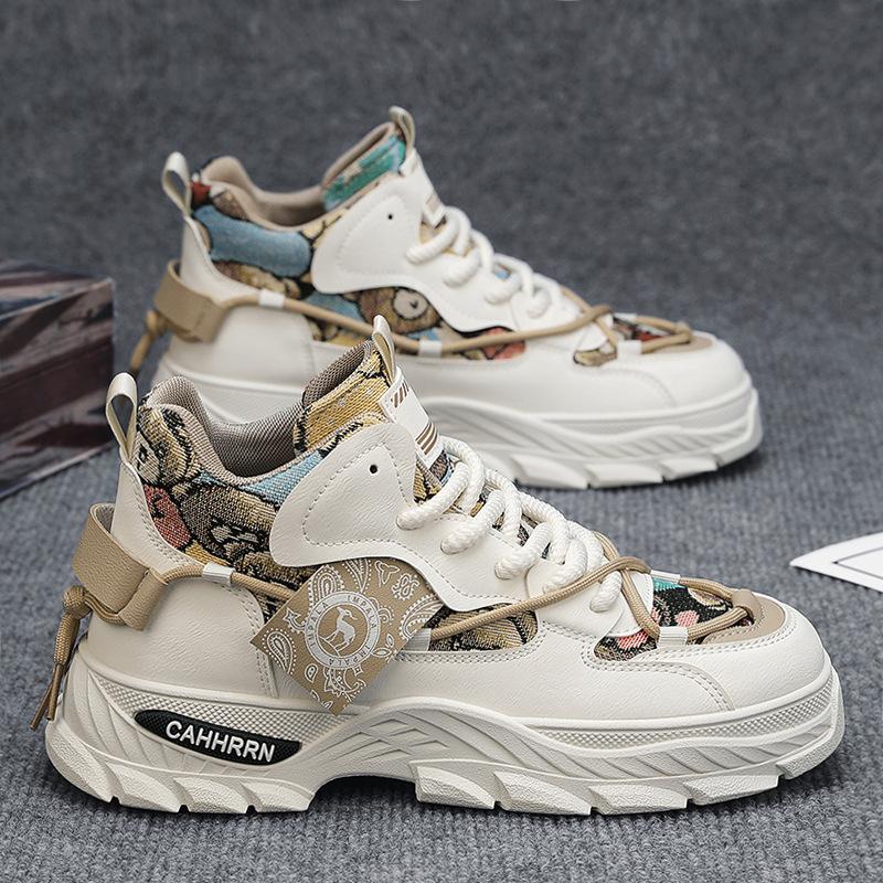 High-top autumn and winter new sports and leisure Martin boots outdoor mountaineering wear-resistant thick-soled waterproof boots