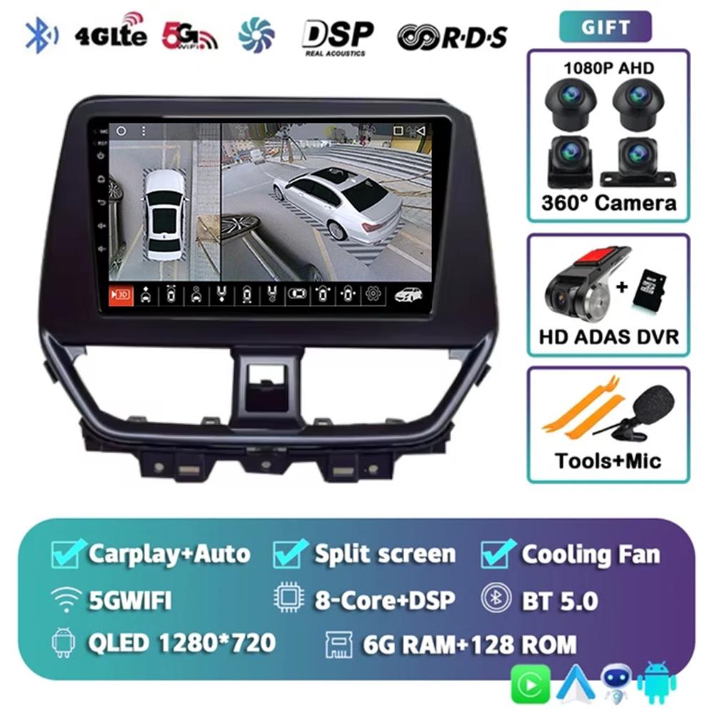 Android 14 GPS Navigation For Suzuki Fronx Baleno 2021- 2025 Autoradio Multimedia Stereo QLED IPS DSP Car Screen WIFI BT 2 Din