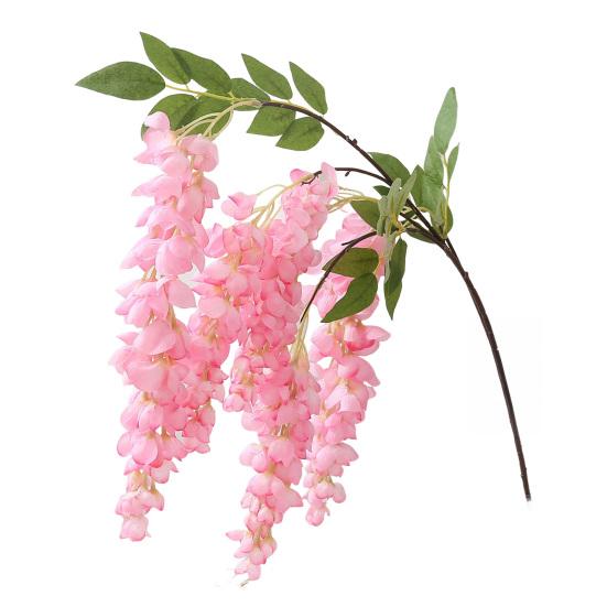 5 Forks Simulated Flower Garland Bright Color Realistic Vines Realistic Wisteria Garland Wedding Bouquet Party Decor