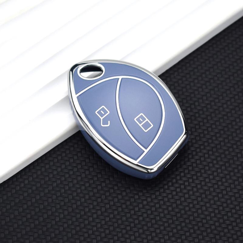 2/3 Buttons Soft TPU Car Key Cover Case Shell Fob Holder Protector For Toyota Malaysia Truguard VG Alarm Cobra Accessories