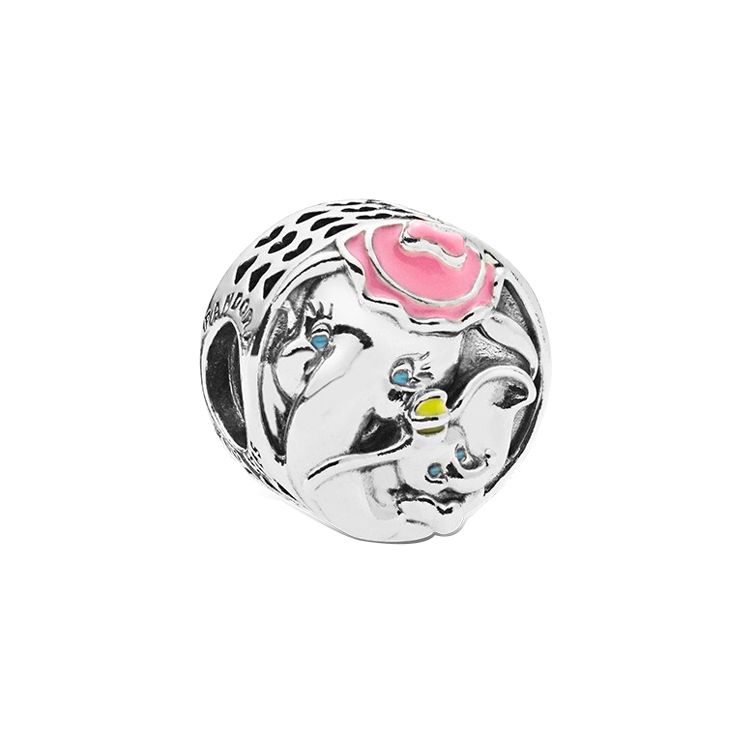 Pandora Disney Dumbo And Mrs. Jumbo Unisex Jewelry 797850ENMX Multicolor