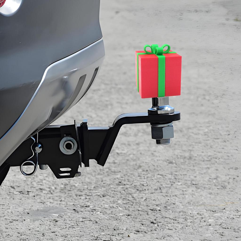 Cover Caps for Trailer Coupling Dust-proof Tree Shape Holiday Supplies Christmas Tree Trailers Hitch Cover for Travel Daily