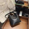 Popular Small Bag Women's New Trendy Fashion Autumn Portable Bucket Bag Feeling Simple Shoulder Messenger Bag