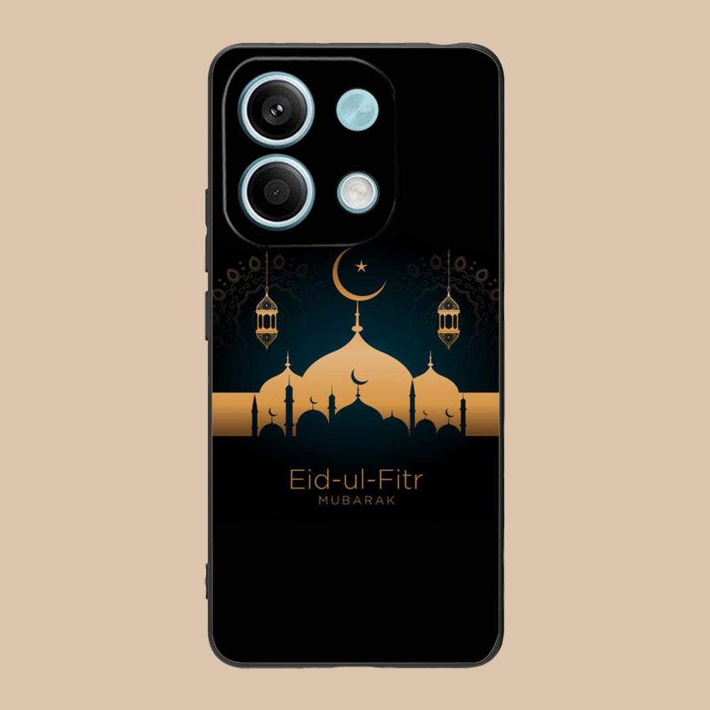 Eid Mubarak Mobile Phone Case for POCO M7 M6 M5 M4 M3 X7 X6 X5 X4 X3 Pro GT 5G Colorful Printing Cover Cellphones Cover Pretty