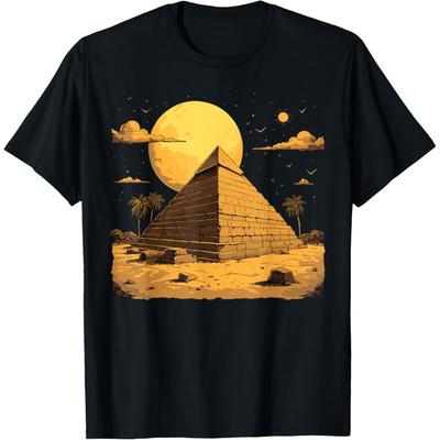 Egipt Egipska Piramida T-Shirt(2)