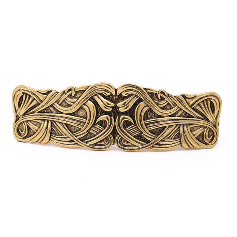 Vintage Celtic Barrette Jewelry Alloy North Vikings Hair Pin Clip Fashion X6L8 Vintage Celtic Barrette Jewelry Alloy North Vikings Hair Pin Clip Fashion X6L8