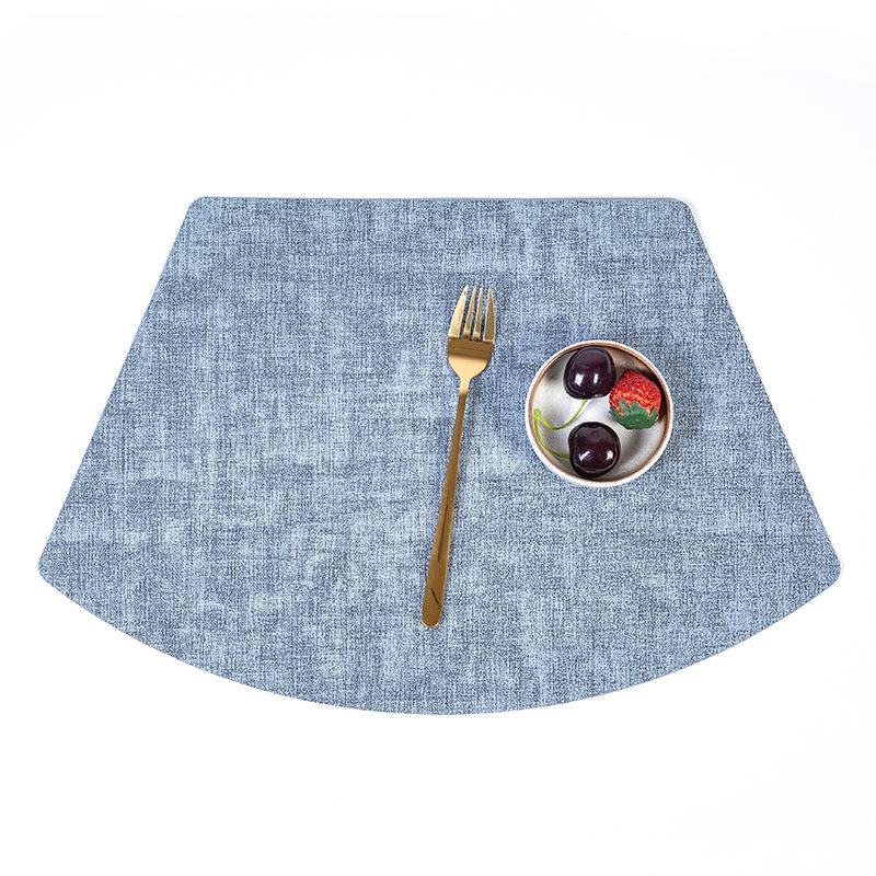 Wind Cloth Pattern Fan-shaped Waterproof, Oil-proof and Anti-scalding Pad, Restaurant Kitchen Daily Pot Pad, Coaster, Thermal Insulation Pad