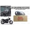 For Royal Enfield "Hunter 350 Grey  Fuel Tank Assembly With Sticker"