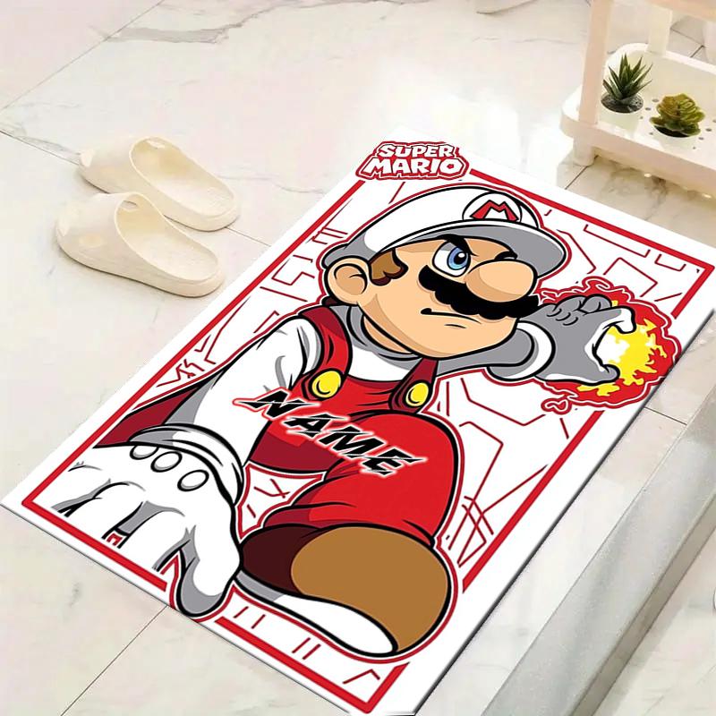 Custom 1Pc Mario Yoshi Adventure Rug Office Carpet Indoor Outdoor Entrance Doormat Nonslip Soft And Comfortable Living Room D2915172
