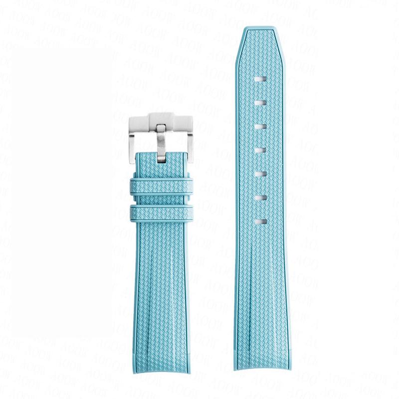 Cinturino per Omega X Swatch Joint MoonSwatch Cinturino per Seamaster 300 Uomo Donna 20mm Gomma Silicone Estremità Curva Braccialetto da Polso