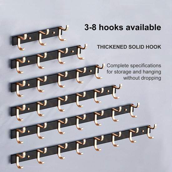

Прочная вешалка Крючок Настенное крепление Хранение Направляющая Направляющая Подвижная щель Дверное пальто Одежда Полотенце Держатель ключей Бытовые принадлежности