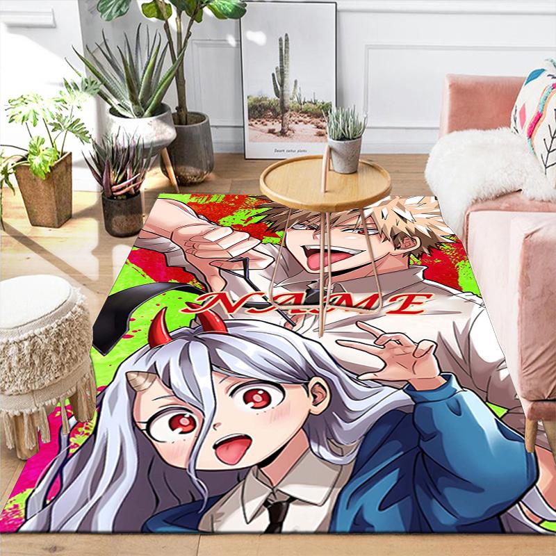 Custom 1Pc Adventure Anime World Rug Office Carpet Indoor Outdoor Entrance Doormat Nonslip Soft And Comfortable Living Room D2915115