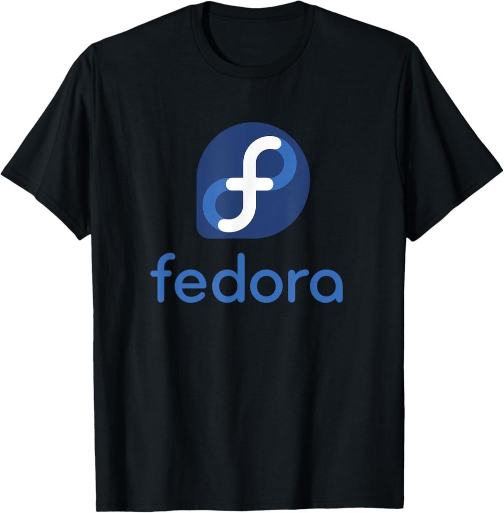 Linux Fedora TShirt White Tagline  Logo Open Source Os Tee TShirt Unisex Cotton Streetwear Tops Mens Clothing Ropa Hombre