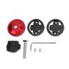 Bicycle Computer Mount CNC Anode 28.6mm Front Fork Diameter 304 Stainless Steel Screws Bike Stem Headset Cover Mount Red