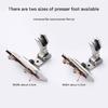 Metal Sewing Machine Presser Foot Adjustable Width Webbing Stitching Presser Foot For Heavy Duty Fabric Crafting Project