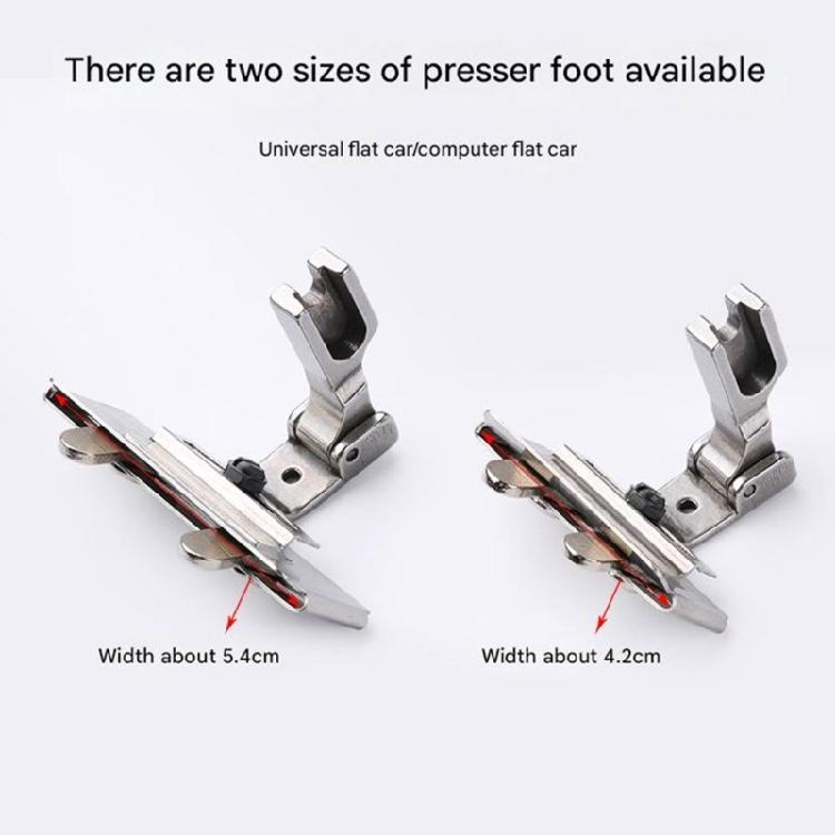 Metal Sewing Machine Presser Foot Adjustable Width Webbing Stitching Presser Foot For Heavy Duty Fabric Crafting Project