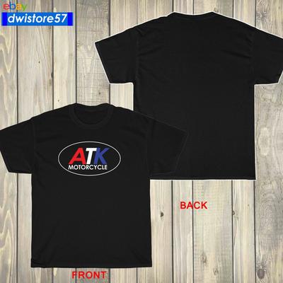 New ATK Motorcycle Racing Logo Black/Navy/Whi<wbr/>te/Grey T-Shirt S-5XL Unisex T-Shirt