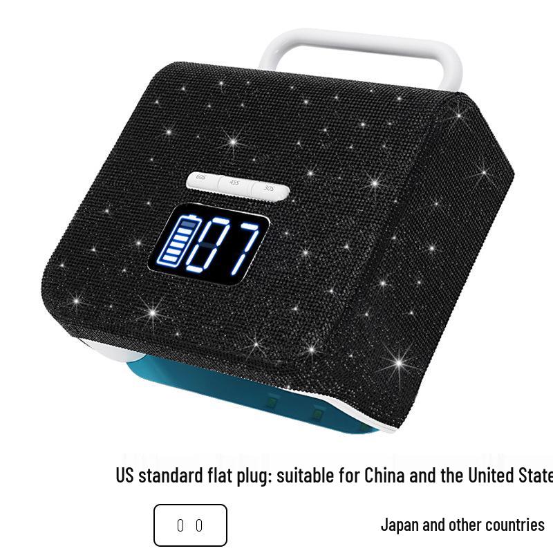 

Мощная лампа для ногтей с инкрустацией бриллиантами для быстрой сушки для салонов