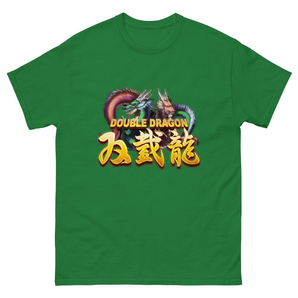 

Double Dragon Logo Unisex Tee, Video Game Graphic T-Shirt, Retro Gamer Gift 4XL