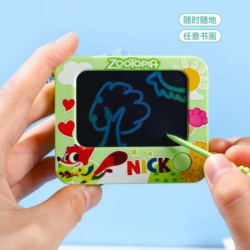 Zootopia 2 Cute Judy Hopps Rabbit Nick Wilde Fox Sloth Figures Toy Doodle Drawing Board Pendant Removable Puzzle Kids Toy