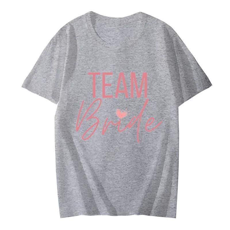 

Women Team Bride Shower Bachelorette Party Tshirt Hen Party Bridesmaid TShirt Bridal Party Wedding FeUnisex Aesthetic Clothes 4XL
