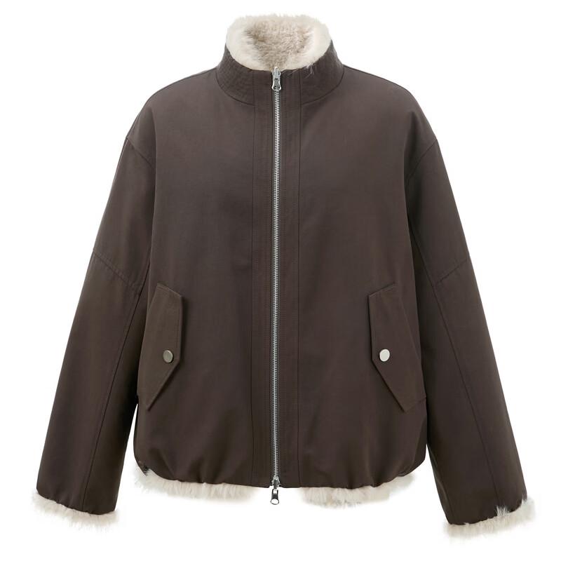 Women's Two-Way Faux Fur Winter Jacket