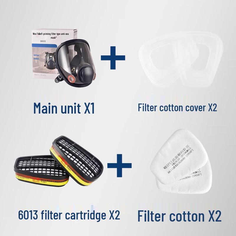 OLOMM Full Face Respirator Mask with 6013 Filter