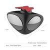 2 In 1 Car Blind Spot Mirror Wide Angle Mirror 360 Rotation Adjustable Convex Rear View Mirror View Front Wheel Auto Car
