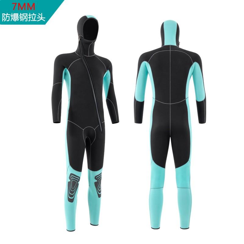Mens Womens 3mm 5mm 7mm Neoprene Wetsuit Full Body Hooded Diving Surfing Snorkeling Cold Water Swimming