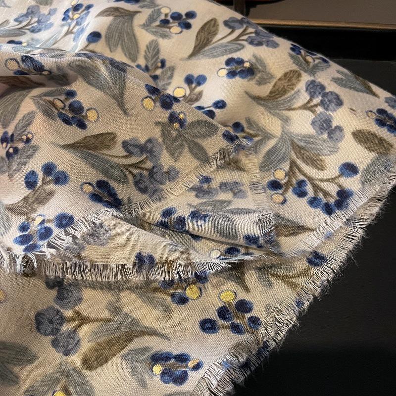 180*90Cm Winter Thick Viscose Scarf Garden Floral Fringe Cotton Shawls And Wraps Pashmina Stole Bufandas Muslim Hijab Sjaal