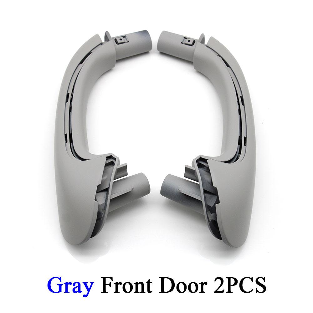 

2 шт./4 шт. салон автомобиля черный, бежевый, серый набор ручек для передней двери, замена для Mercedes Benz W203 C Class Sedan Gray 2pcs Set