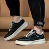 Genuine autumn and winter trendy men's shoes simple and versatile board shoes 2024 new fashionable thick-soled heightening casual shoes breathable