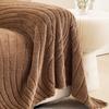 Shu cotton lint solid color whole bedding sofa towel universal in all seasons, non-slip and anti-cat scratch sofa cover, seat cushion