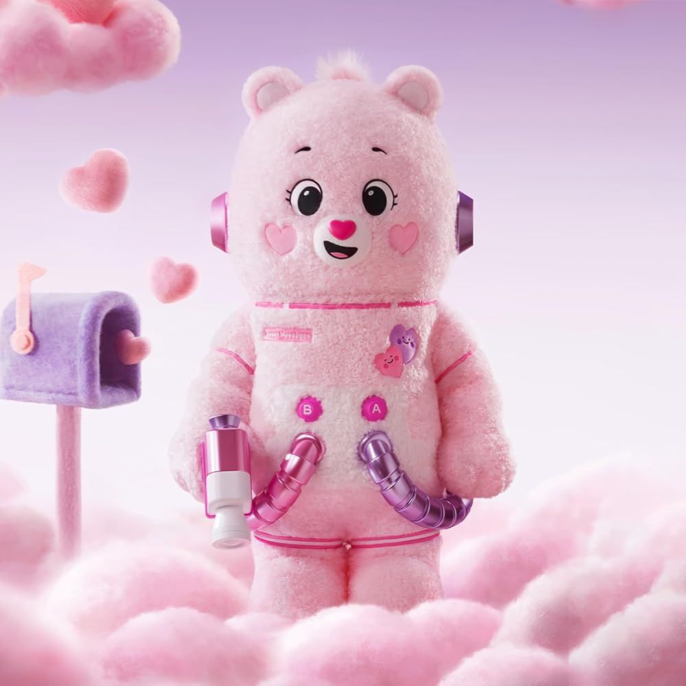 Pop Mart Mega Space Molly 1000% Sweet Messages Bear Figure Toy Collectible Model Gift