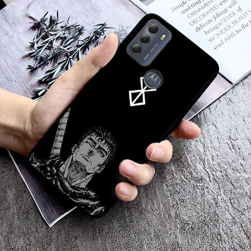 Berserk Guts Phone Case For Motorola Moto G Stylus 5G G Play G Power G 5G G Pure E20 E32 E40 E13 Edge 50 Pro 50 Fusion