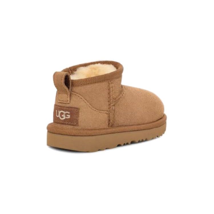 UGG Classic Ultra Mini Boot Chestnut (Toddler) Baby Sneakers 1130750T-CHE