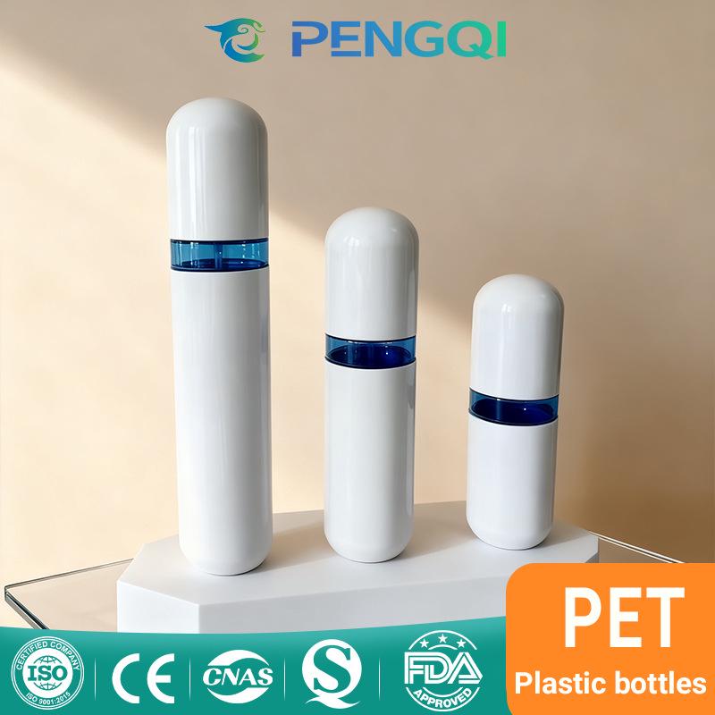 Portable Frosted Spray Bottle with Pump, 50ml/1000ml - Ideal for Lotion Refills 30ml; White; PET