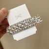 Korean new style super flashing bangs hairpin hair accessories side clip fashion shining light luxury exquisite broken hairpin net red bb clip