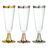 6Pcs/Set 150ml Disposable Red Wine Glass Plastic Champagne Flutes Glasses Cocktail Goblet Wedding Party Supplies Bar Drink Cup
