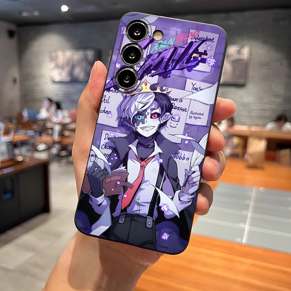 Cool Ranboo Dream Smp Phone Case for Samsung S23 Ultra S24 S22 S20 Fe S21 Plus Galaxy A54 A34 A24 A53 A13 Note 20 Back Cover