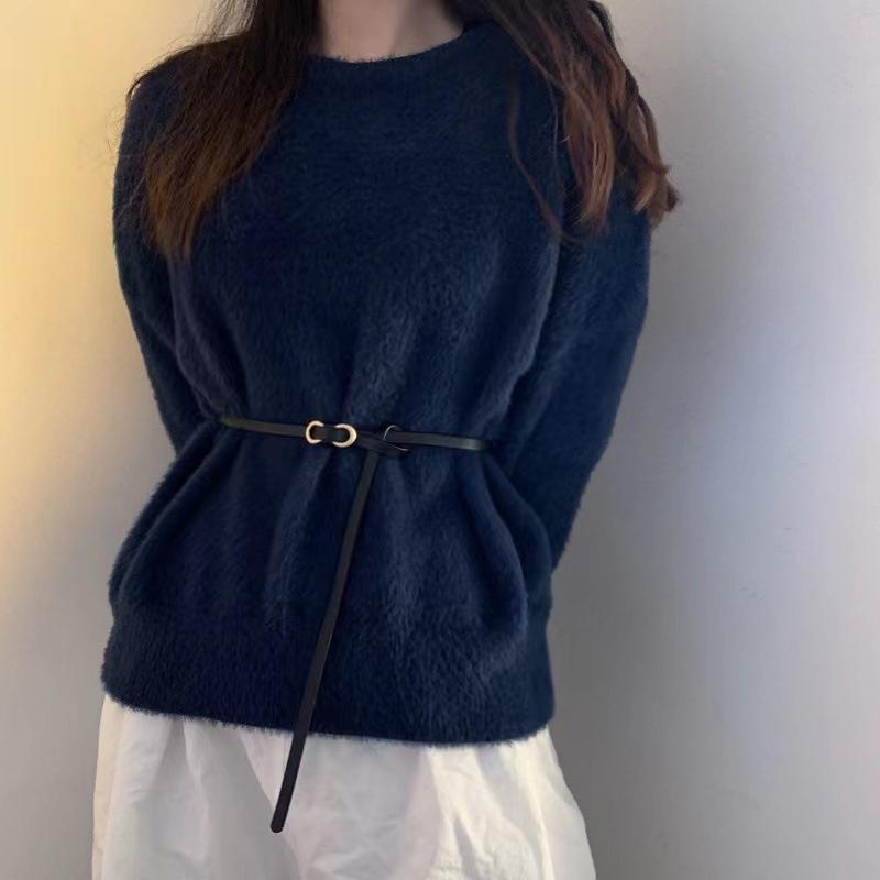 Small Thin Belt for Girls Decorative Dress Versatile Women's Belt with Sweater Skirt