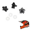 Secure & Reliable Helmet Screw Set Multifunctional Helmet Fasteners Universal Helmet Screw Set Motorbike Spare Part