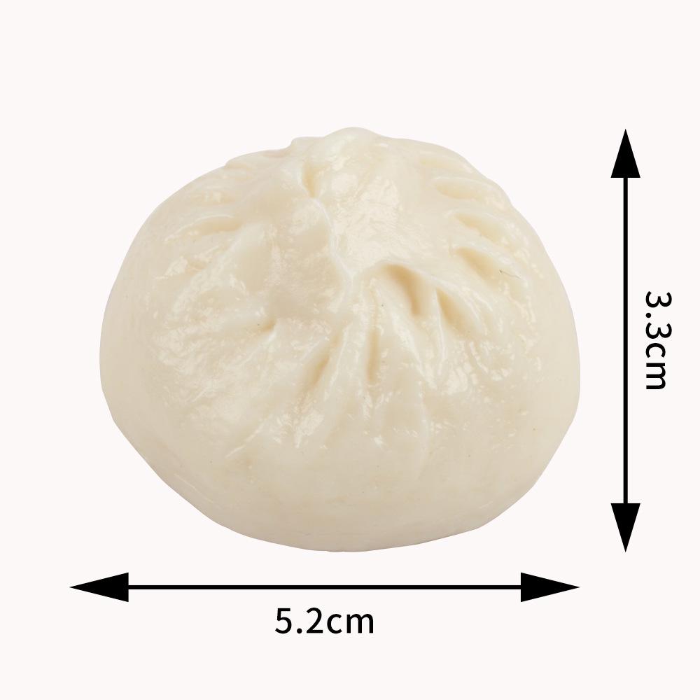 Crab Roe Xiaolongbao Dumpling Simulation Model: Decorative Breakfast Baozi Prop