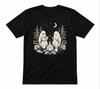 Ghost Stories Halloween Ghost Funny Camping Graphic Unisex Black T-shirt
