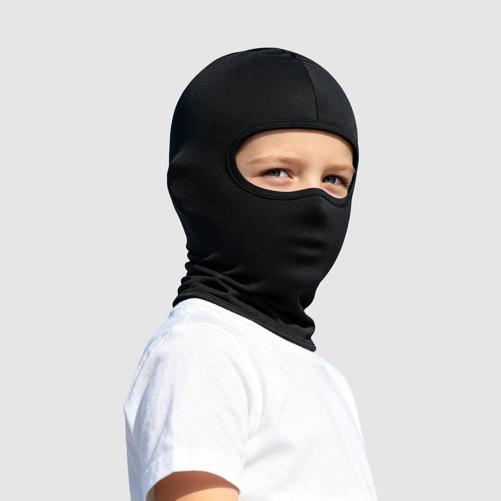Children's UV Protection Ice Silk Balaclava Face Mask - Summer Sun Shield & Windproof Hood