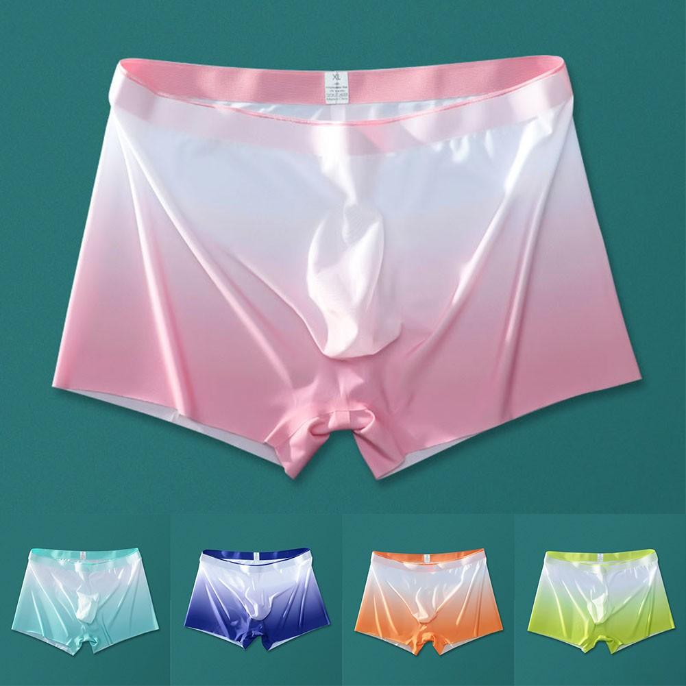 Lightweight Underwear Sexy Sheer Soft Boxer Briefs