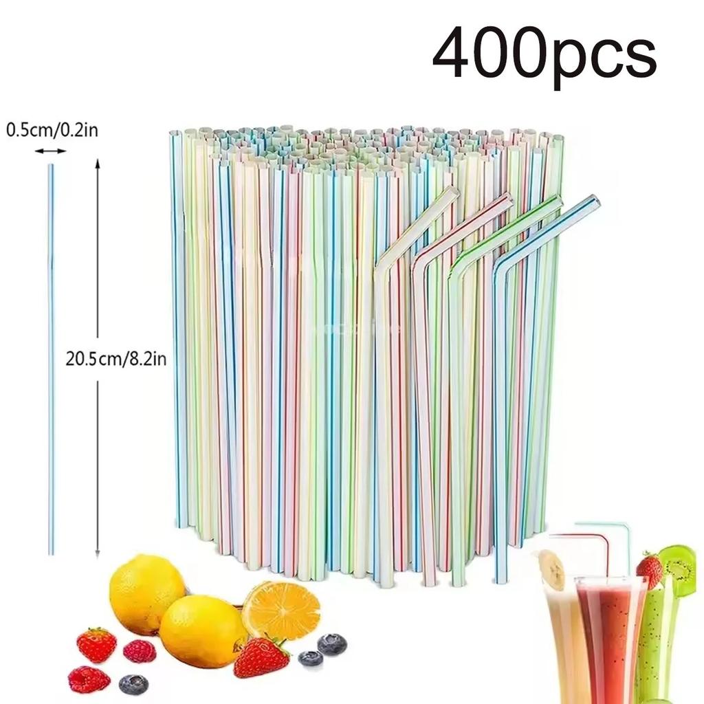 Mlticolor Plastic Pipes Drinking Straws Cola Straws Bar Party Wedding Kitchen Pajitas Cocktail Straw Wholesale Tool