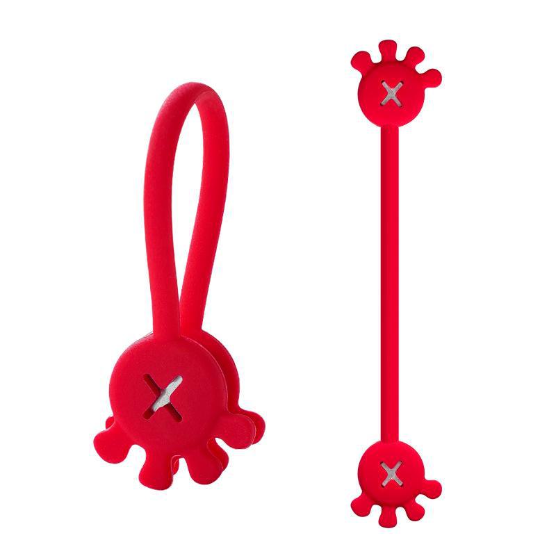 Palm Silicone Magnetic Cable Organizer and Bookmark